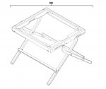 Bosch 3 601 M24 100 GTA 6000 Work Table Spare Parts
